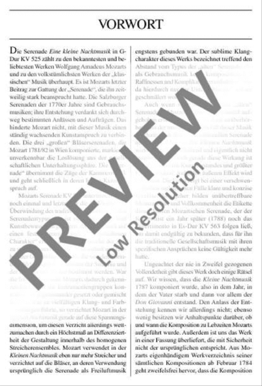 Eine kleine Nachtmusik Cello scores gallery preview page 8