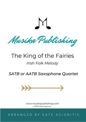 Book cover for The King of the Fairies - SATB or AATB Saxophone Quartet
