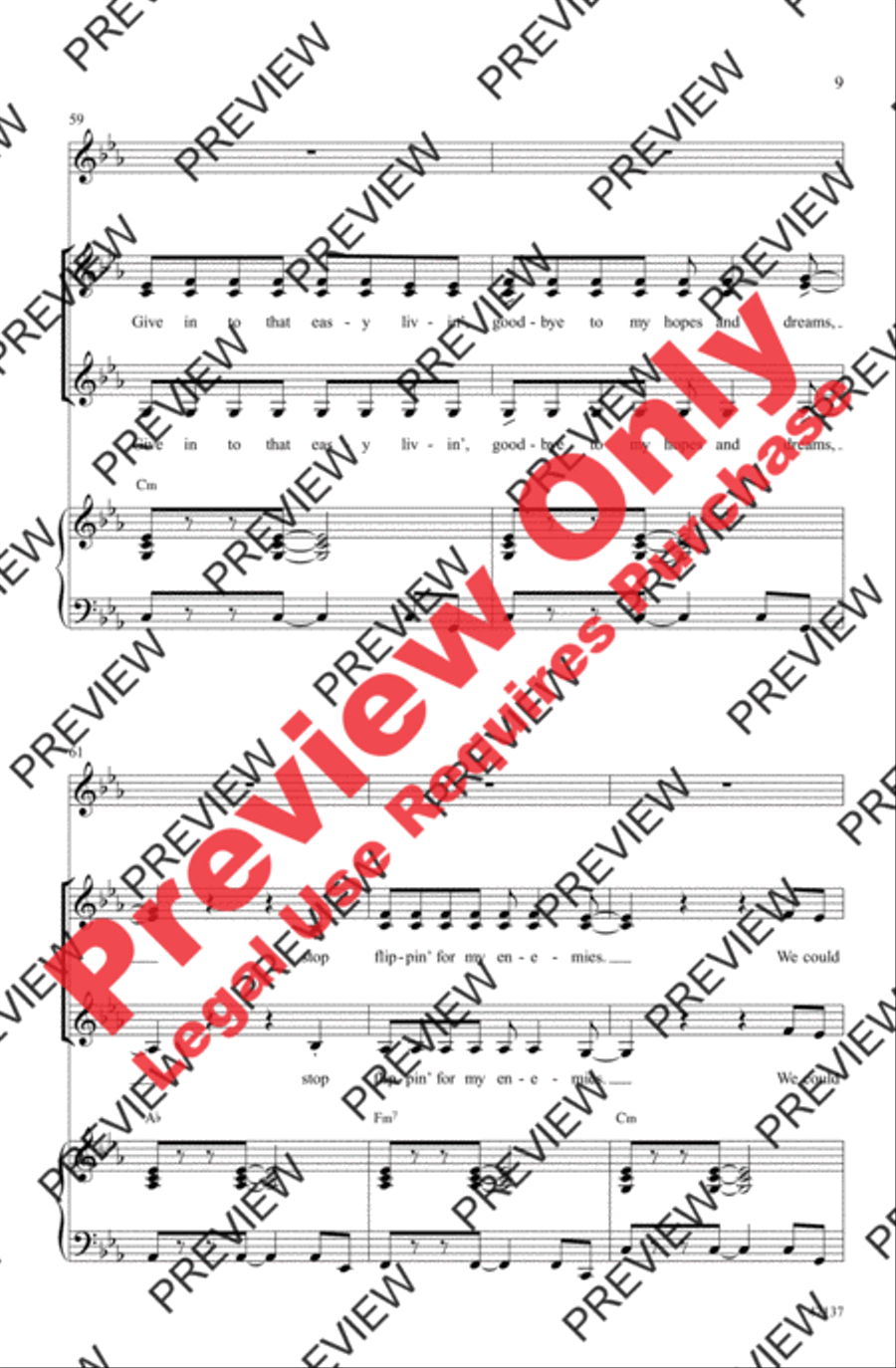 Feel It Still Women's Choir scores gallery preview page 9
