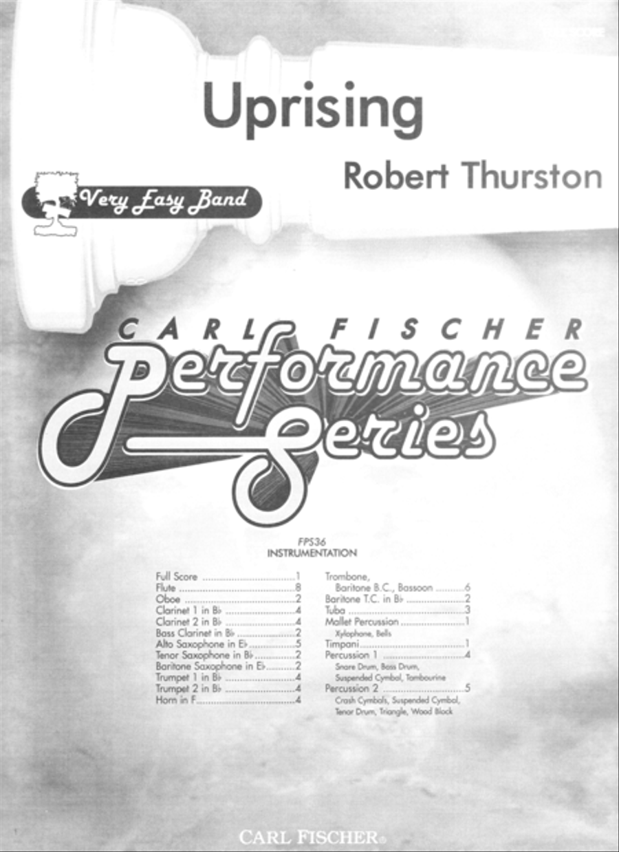 Uprising Concert Band scores gallery preview page 1