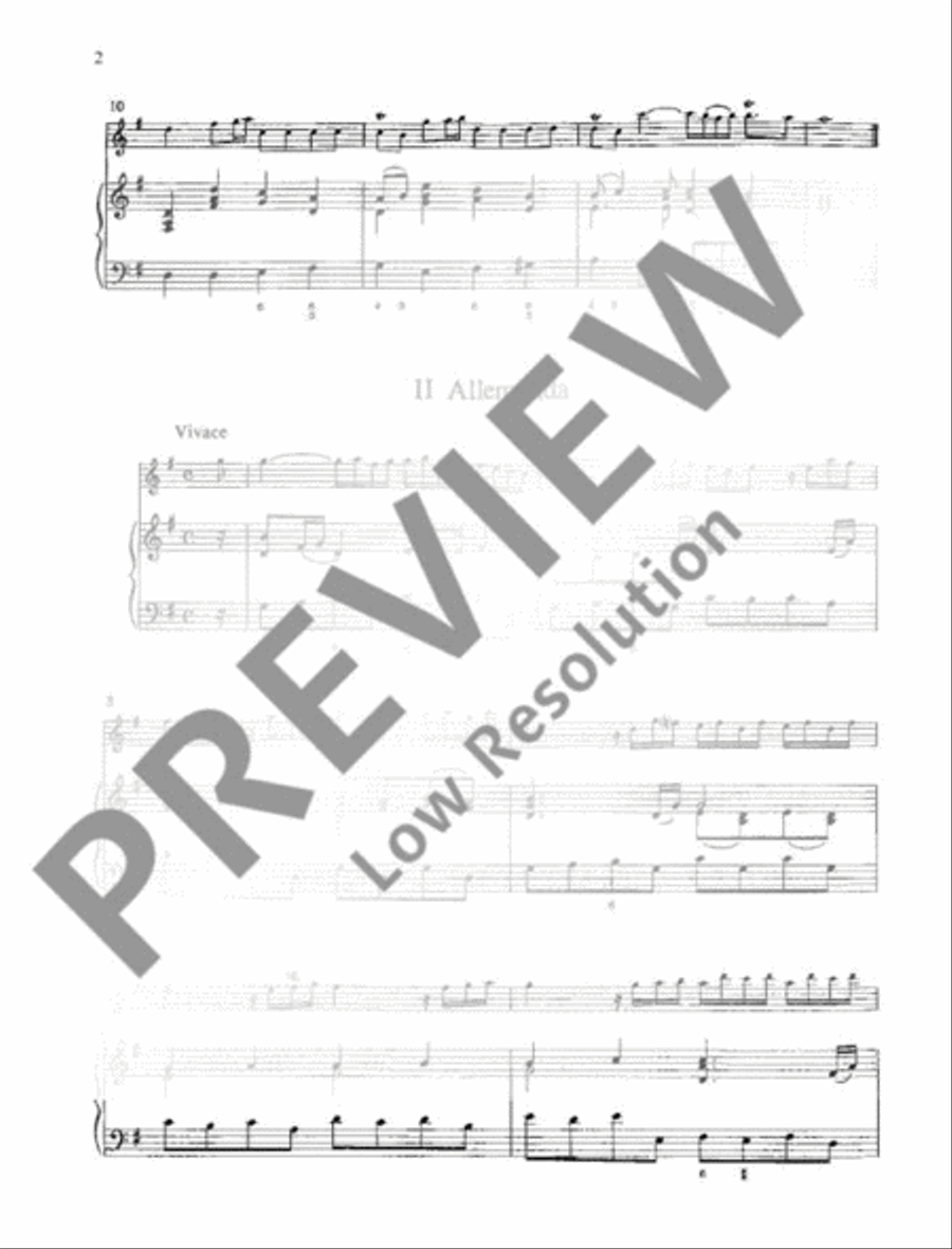 Sonata Alto Recorder scores gallery preview page 7