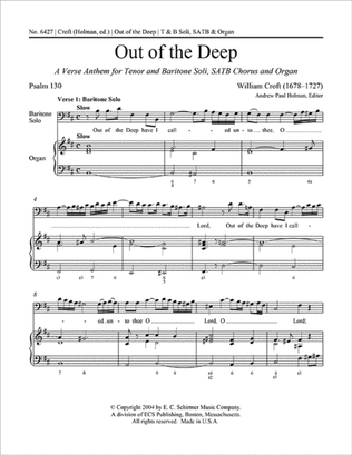 Out of the Deep (Psalm 130)