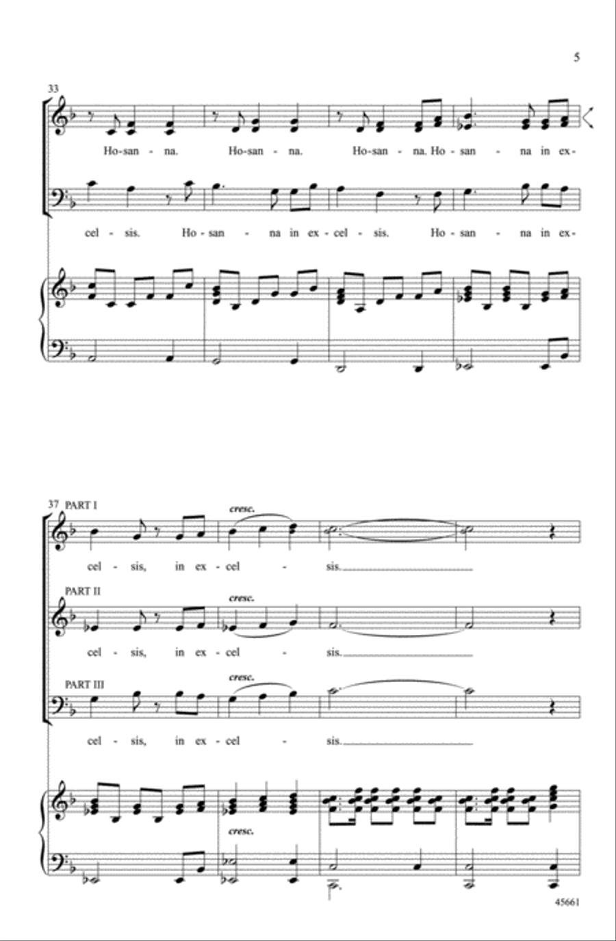 Sanctus Choir scores gallery preview page 4