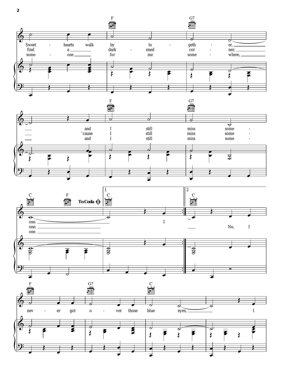 I Still Miss Someone I Still Miss Someone Piano, Vocal, Guitar scores gallery preview page 2