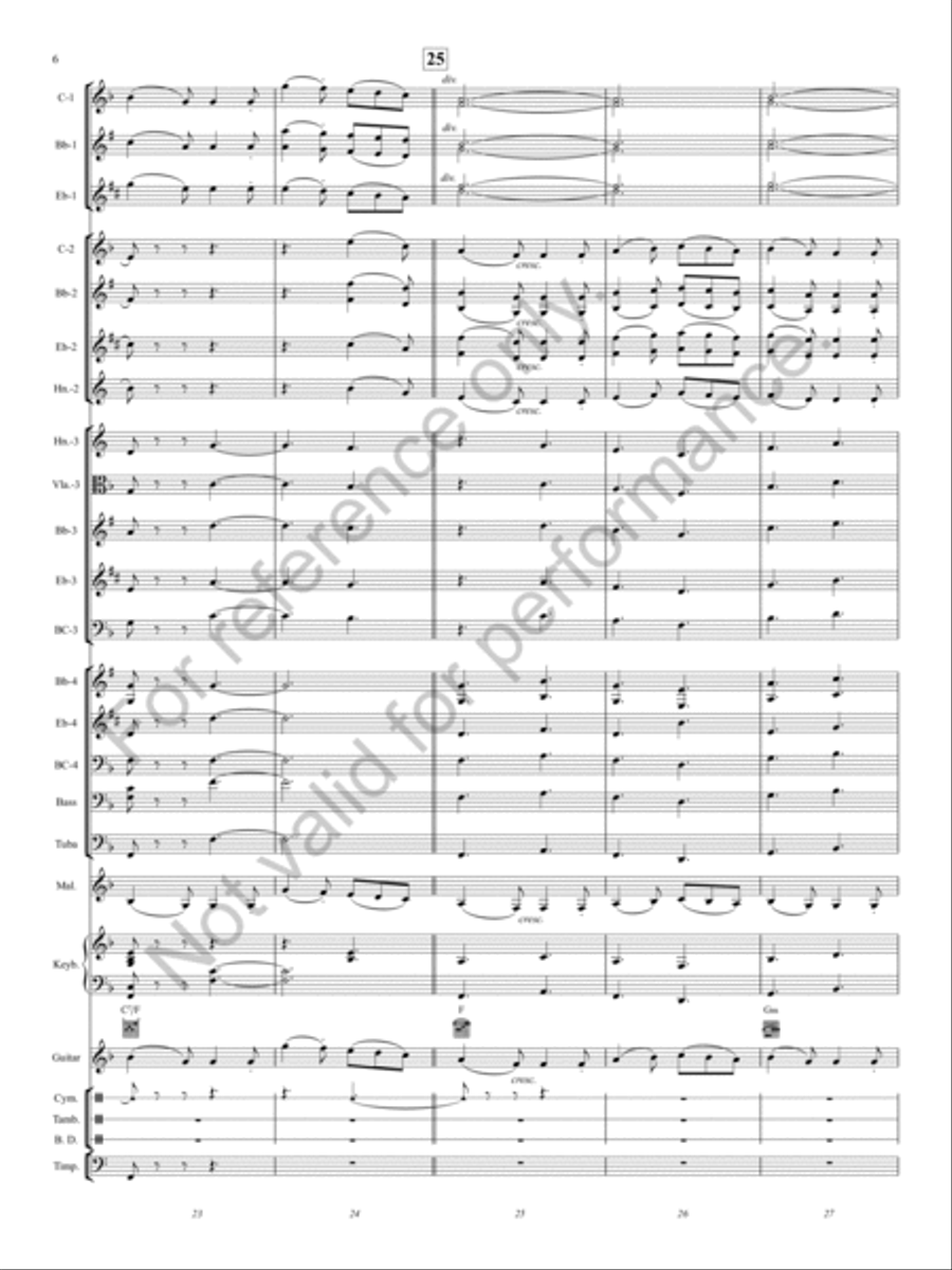 Fantasia on the Dargason (from Second Suite in F, Mvt. IV) Concert Band scores gallery preview page 5