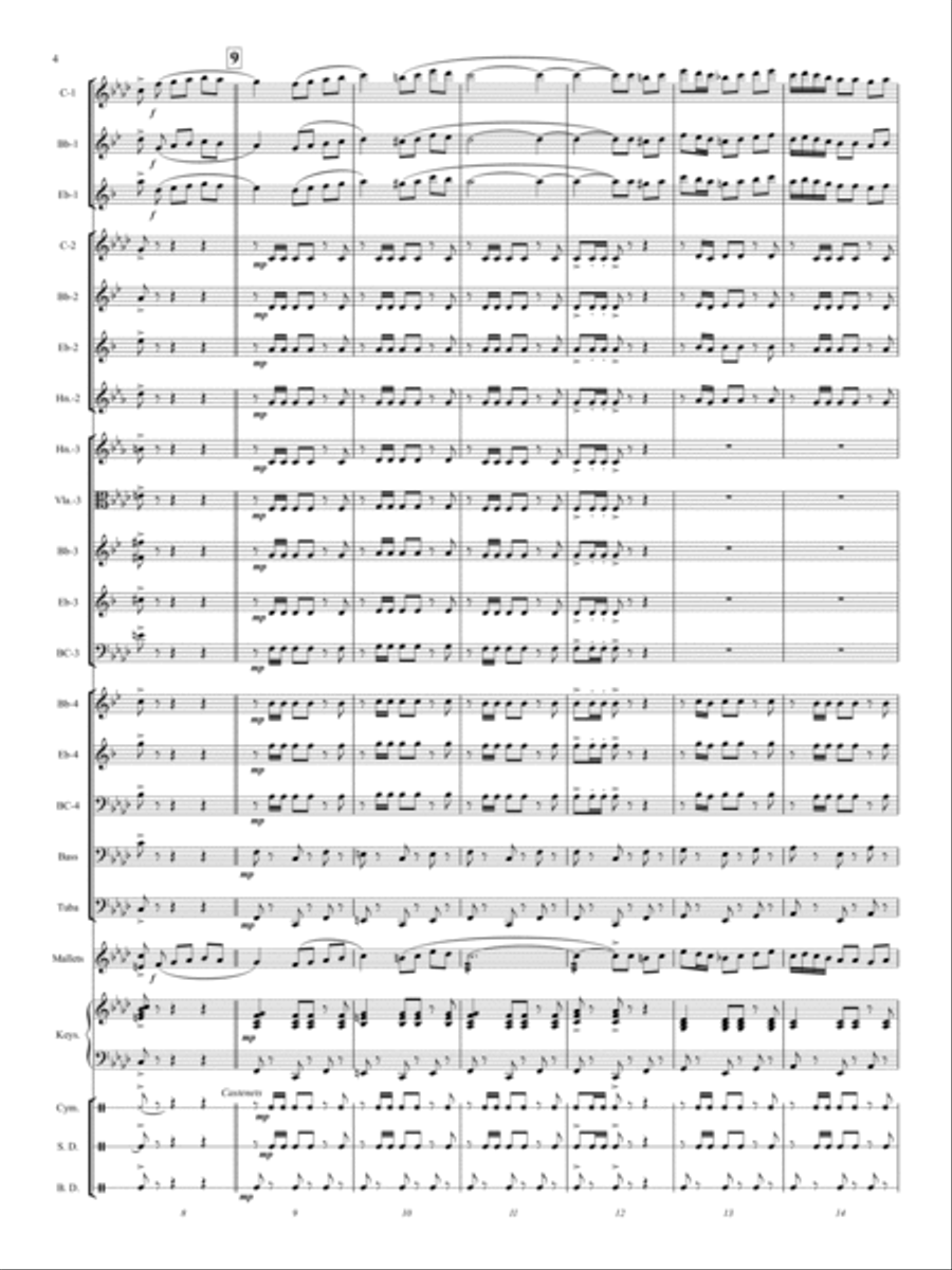 El Relicario El Relicario Concert Band scores gallery preview page 3