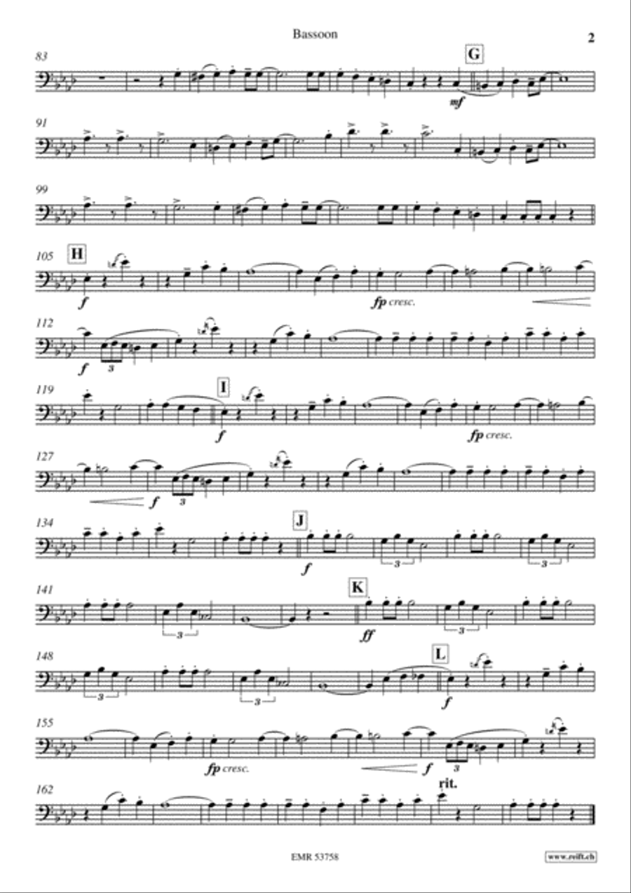 Hessen March Hessen March Bassoon Solo scores gallery preview page 3