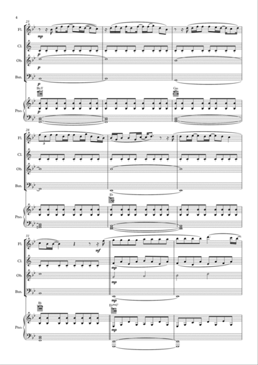 Drivers License Drivers License Woodwind Quartet scores gallery preview page 4