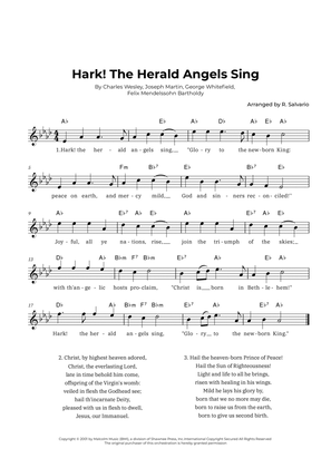 Hark! The Herald Angels Sing (Key of A-Flat Major)