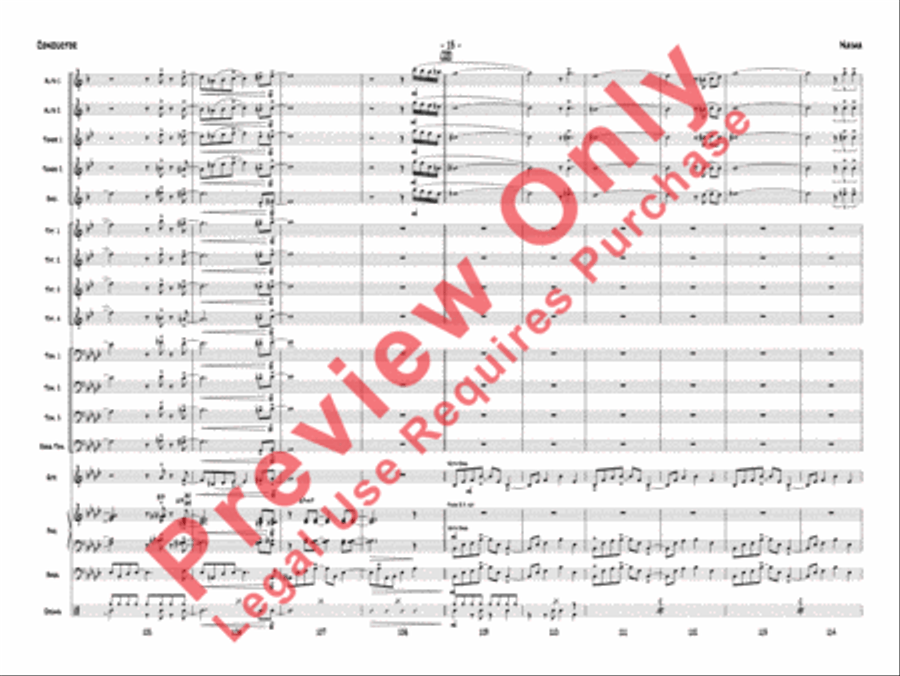 Naima Jazz Ensemble scores gallery preview page 16