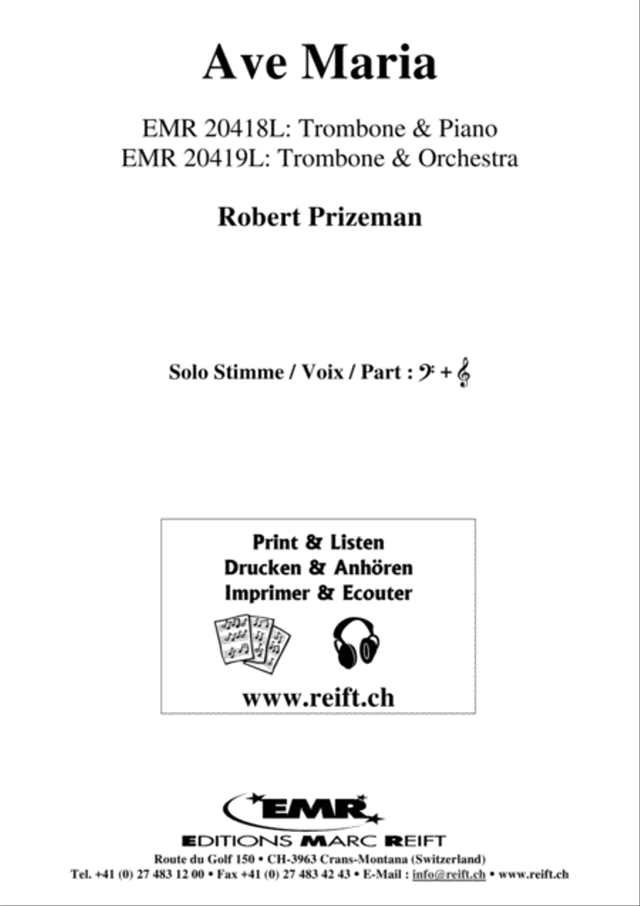 Ave Maria Piano Accompaniment scores gallery preview page 2