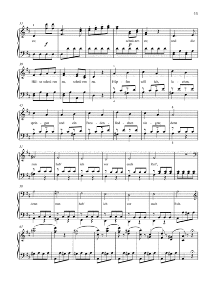 O, wie will ich triumphieren Piano Solo scores gallery preview page 2