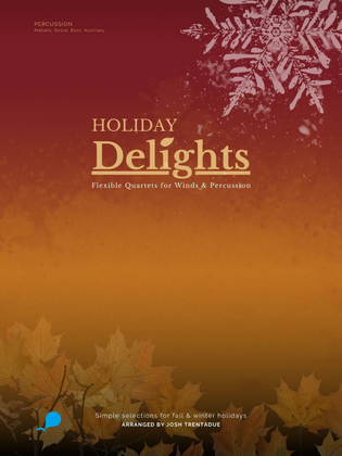 Book cover for Holiday Delights (Percussion Ensemble)