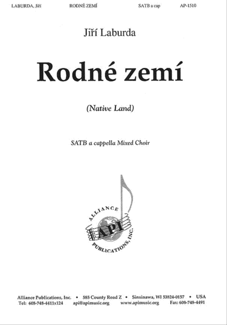 Rodne Zemi/Family of the Earth 4-Part scores gallery preview page 1