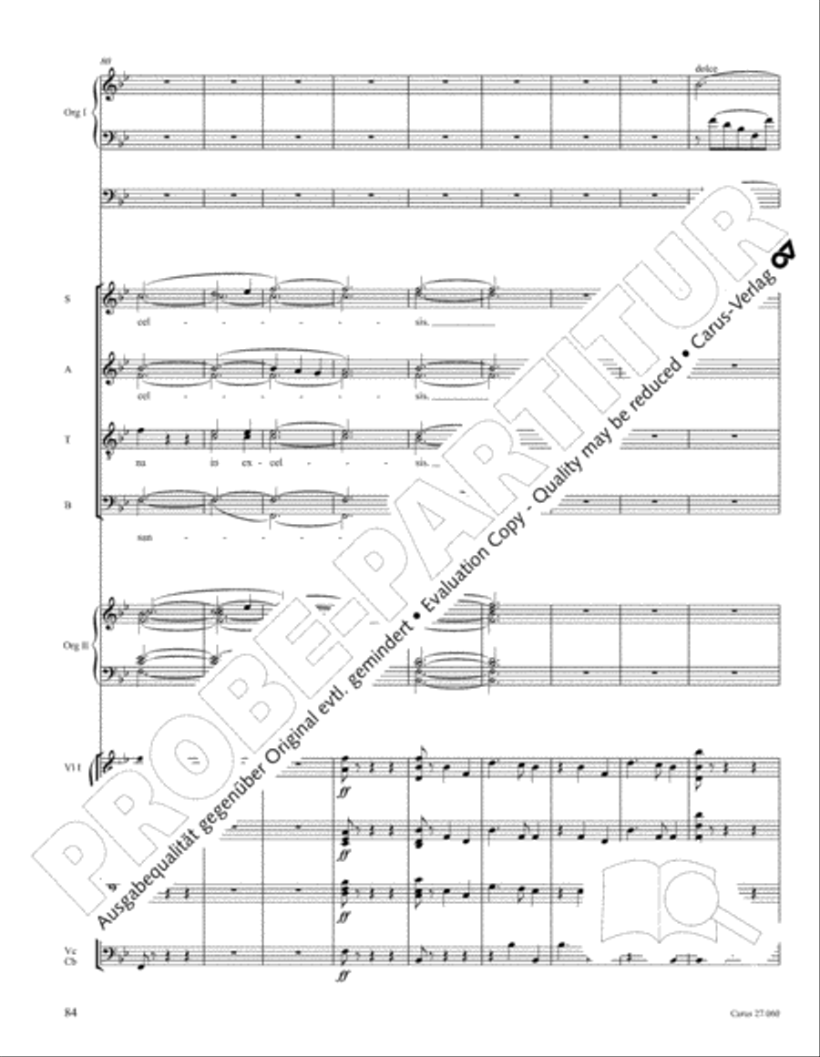 Messe a quatre voix 4-Part scores gallery preview page 95
