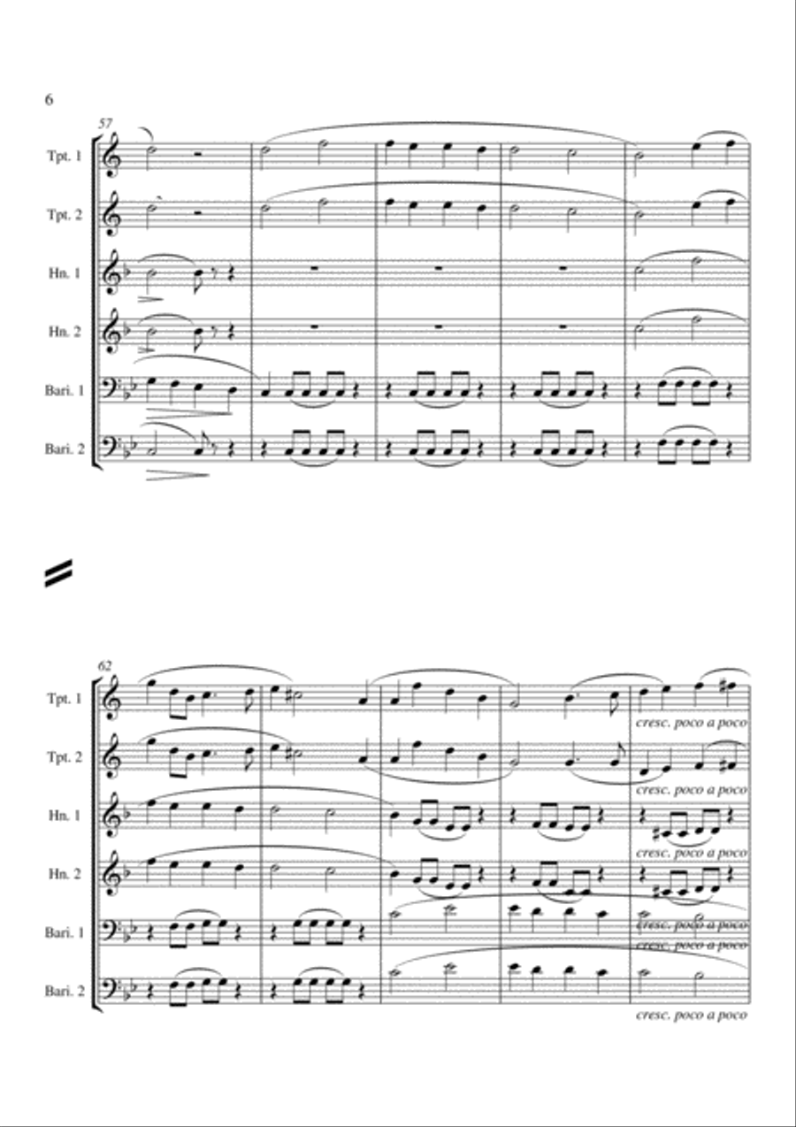 Quaerens Me from Grande Messe De Morts Chamber Music scores gallery preview page 6