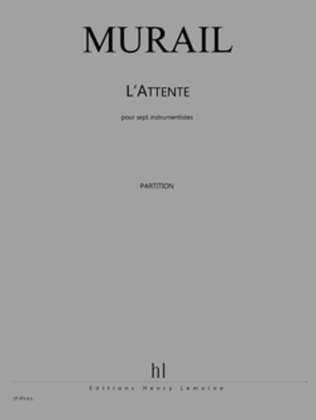 Book cover for L'Attente