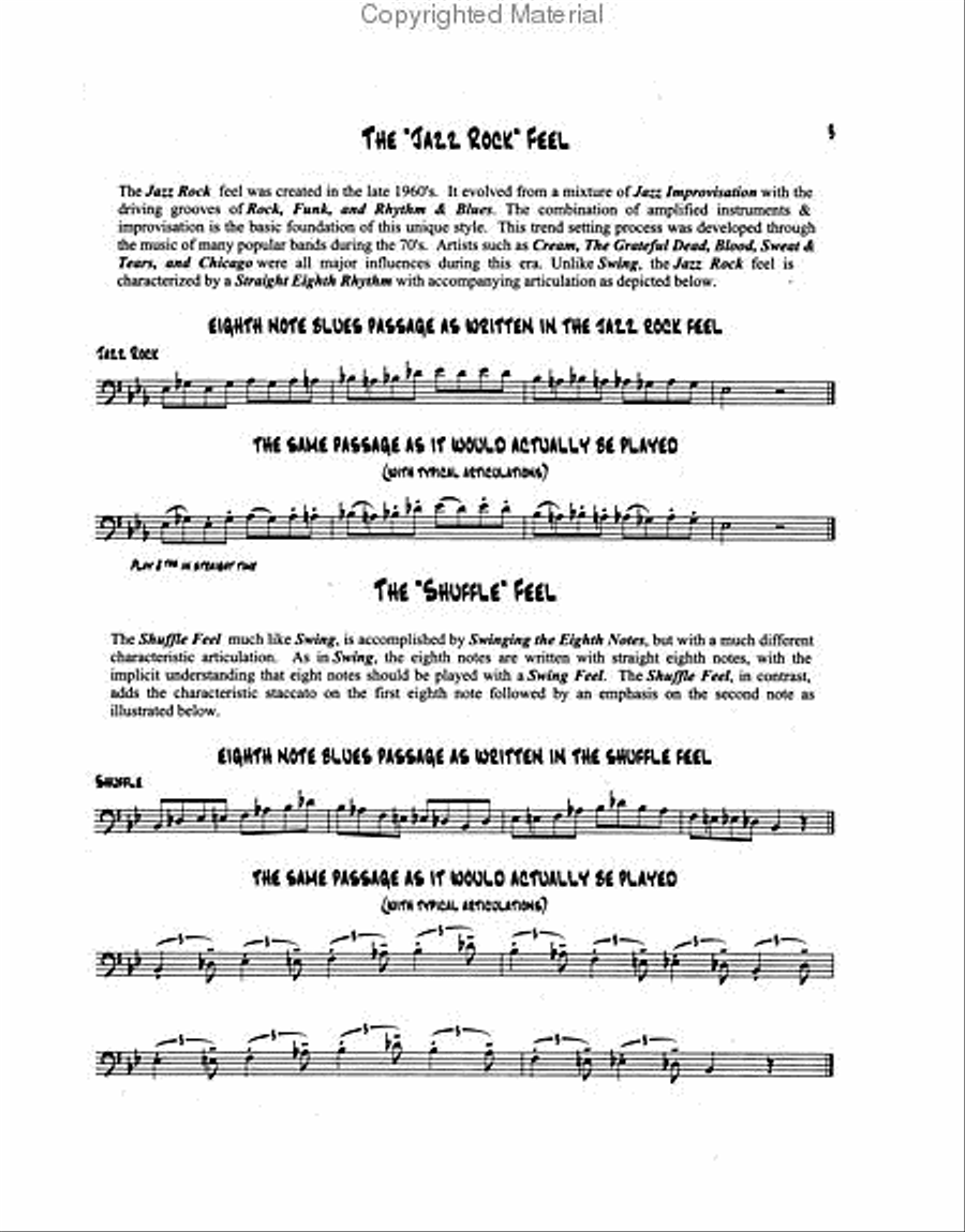 Know Before You Blow - Blues for Trombone with 2 CDs Trombone scores gallery preview page 2