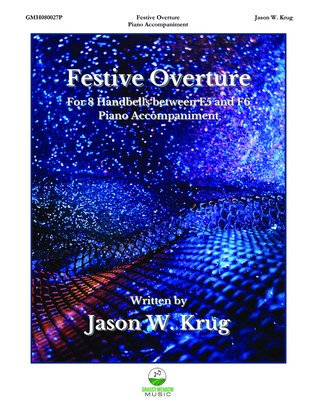Book cover for Festive Overture (piano accompaniment to 8 handbell version)