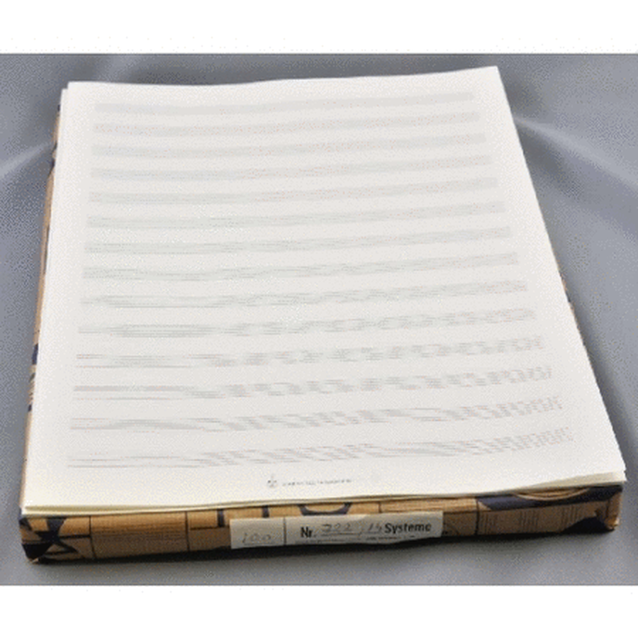 Music manuscript paper - Star 2000 14 staves