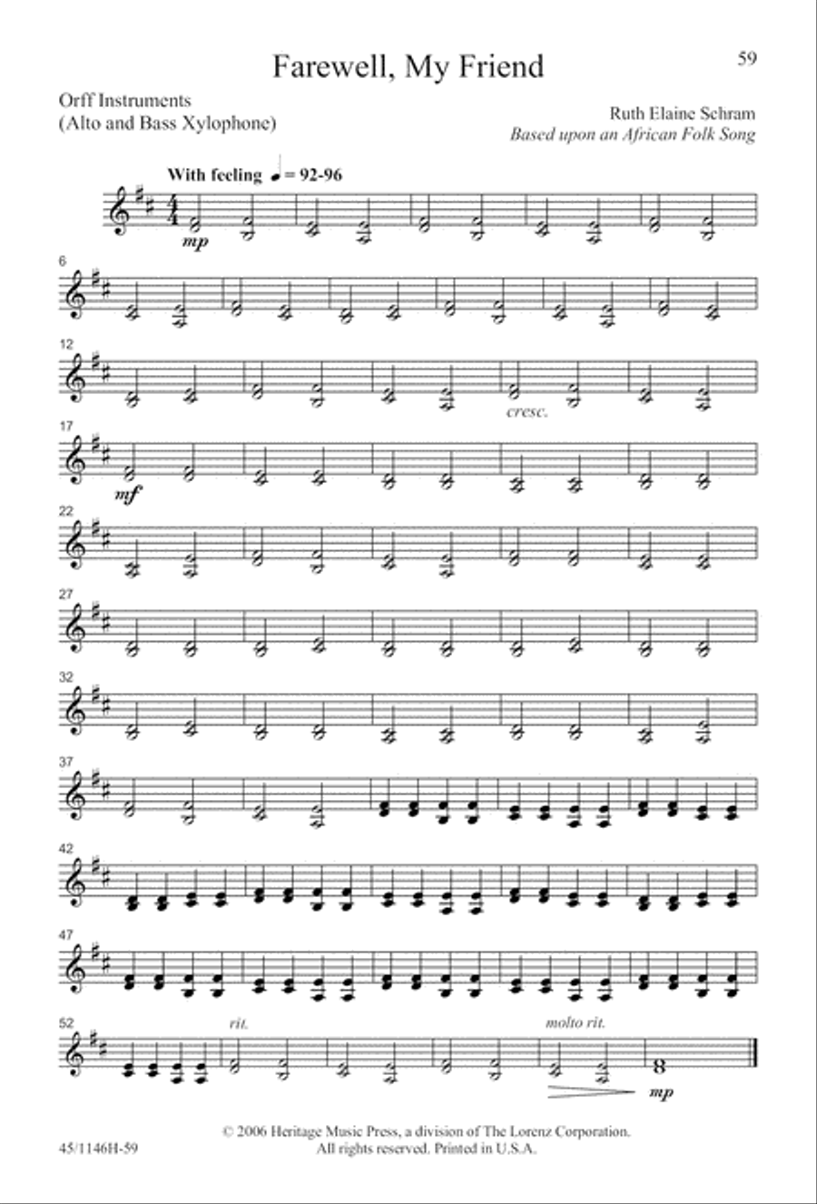 We Sing the World Around Choir scores gallery preview page 59