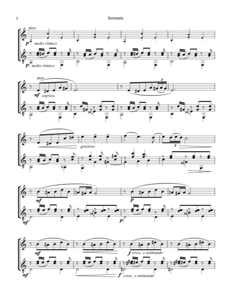 Serenata espanola for violin and guitar image number null