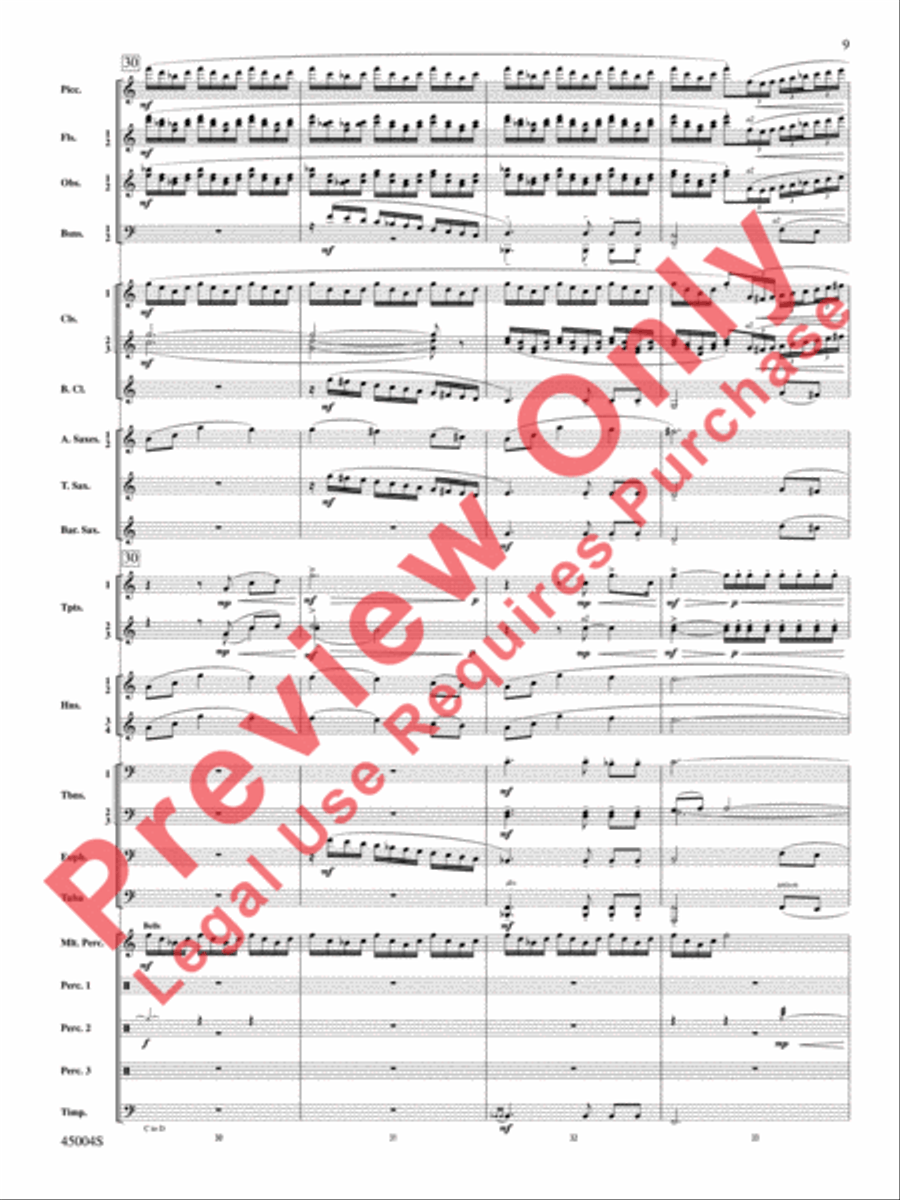 Red Rock Mountain Concert Band scores gallery preview page 10