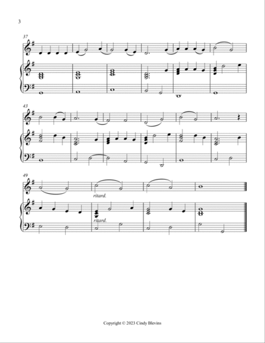 I Gave My Love A Cherry, Harp and Tin Whistle (D) Harp scores gallery preview page 4