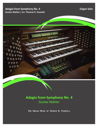 Book cover for Adagio from Symphony No. 4 (Organ Solo)