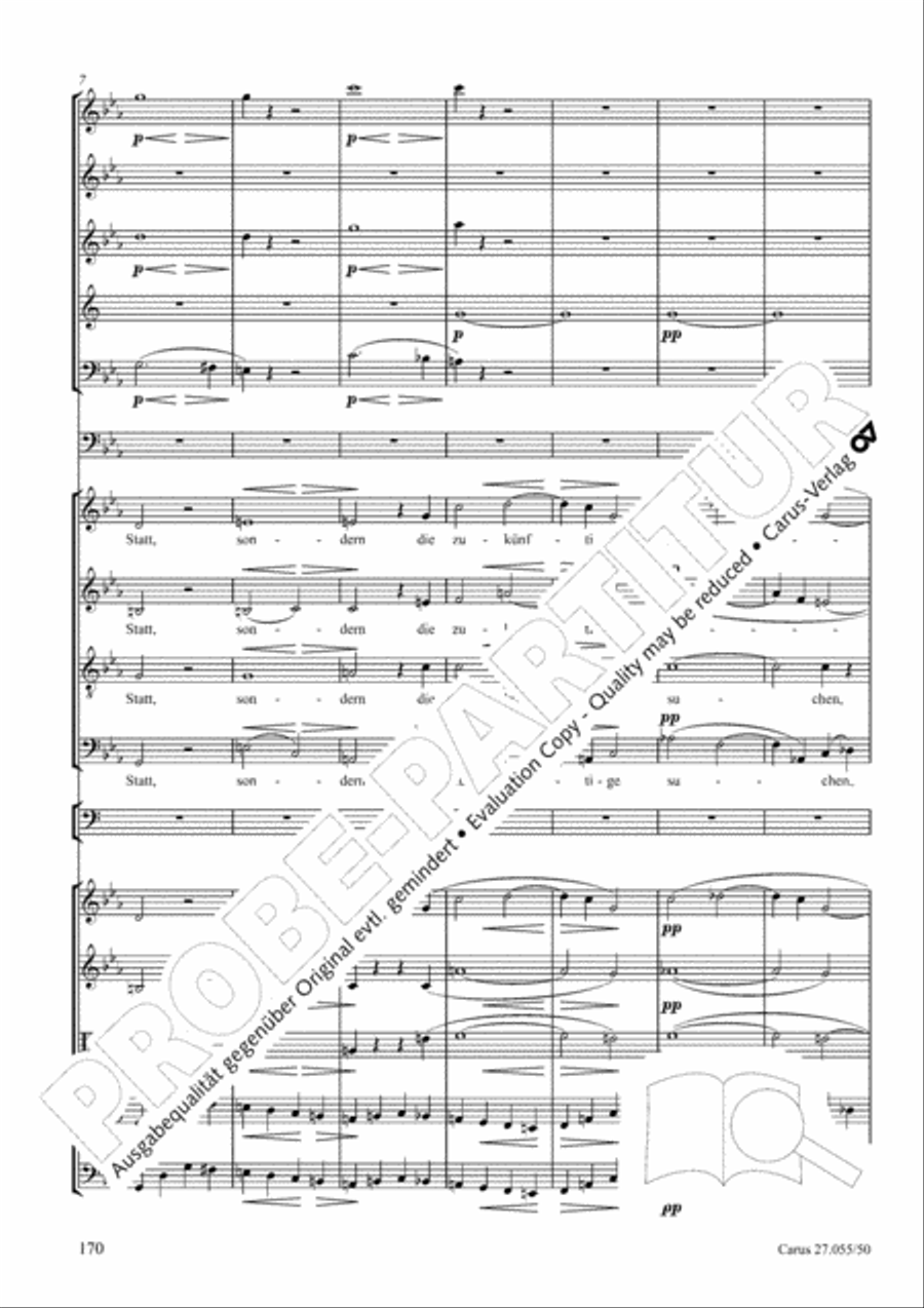 Ein Deutsches Requiem (German Requiem) 4-Part scores gallery preview page 177