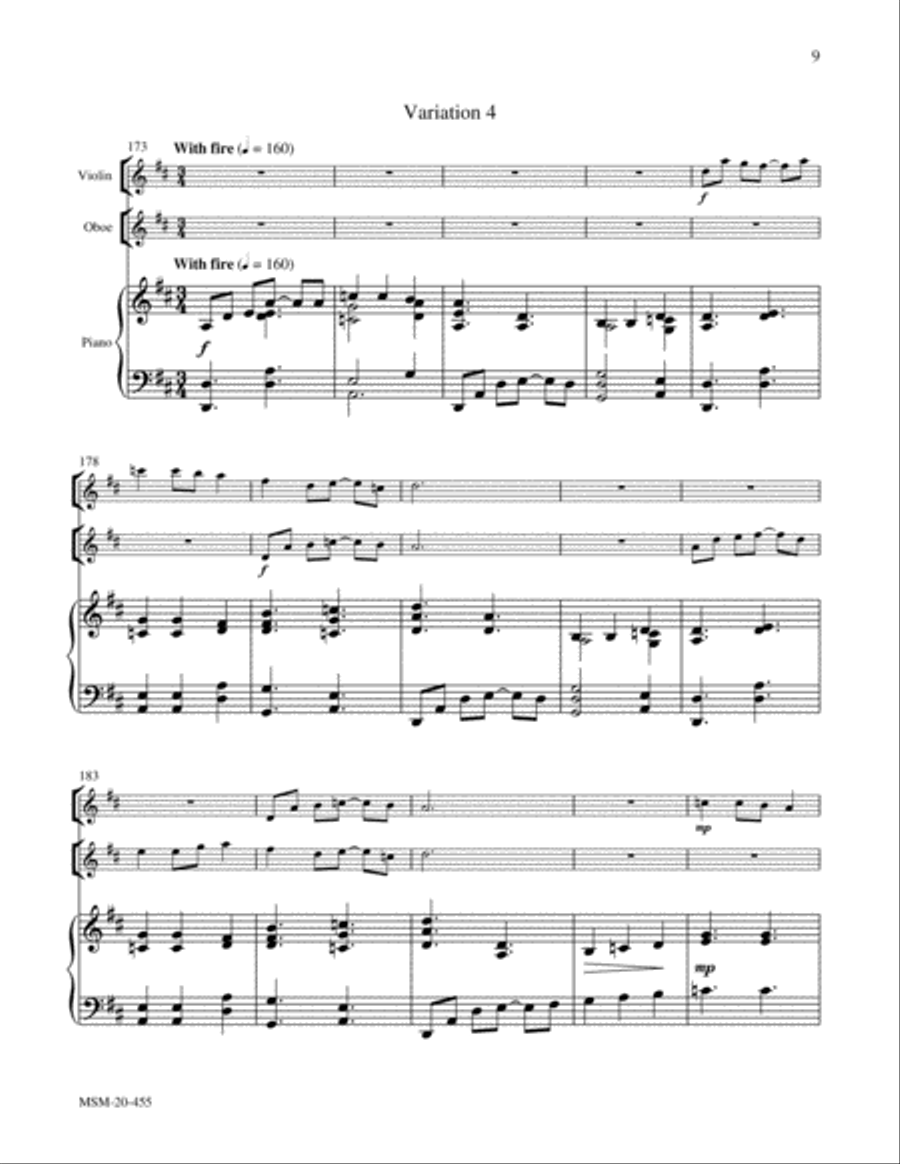 Awake, My Heart, with Gladness Piano Accompaniment scores gallery preview page 6