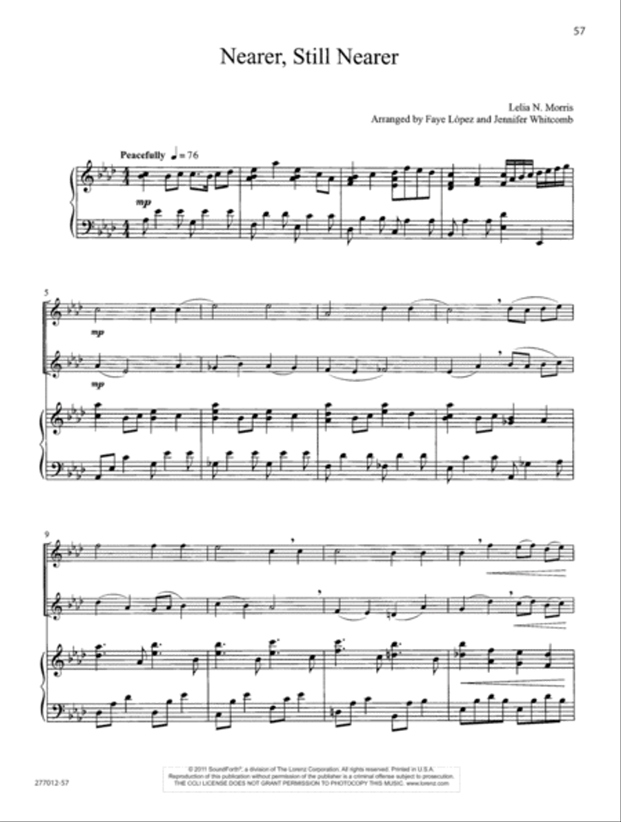 Be Still My Soul Flute Duet scores gallery preview page 29