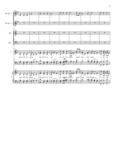 Come Holy Ghost - Lambillotte - Hymn Concertante image number null