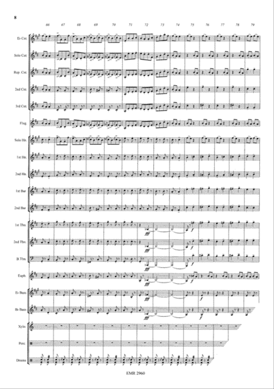 Circus Cancan Brass Band scores gallery preview page 9