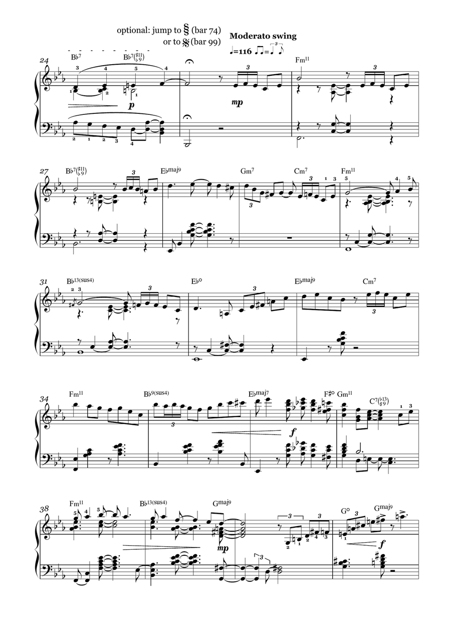 Pure Imagination Piano Solo scores gallery preview page 3