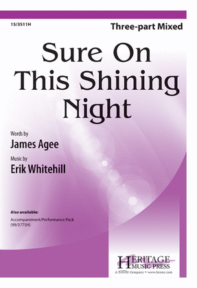 Book cover for Sure On This Shining Night