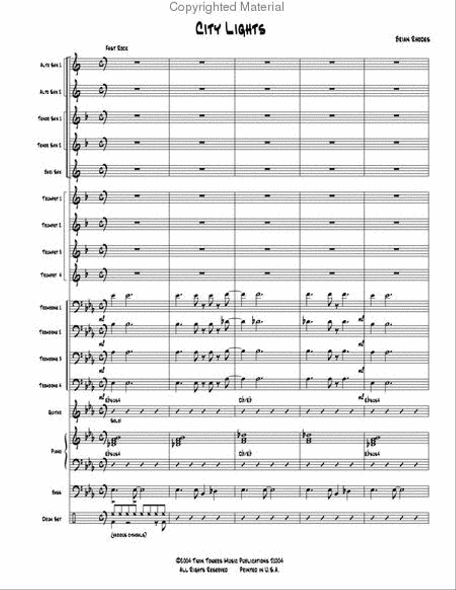 City Lights Jazz Ensemble scores gallery preview page 3