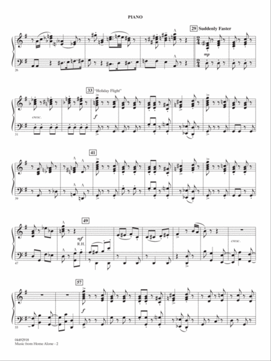 Music from Home Alone - Piano String Orchestra scores gallery preview page 2