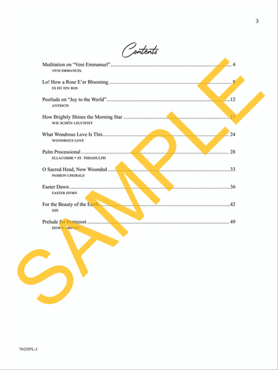 Hymn Inventions for Organ Organ Solo scores gallery preview page 4