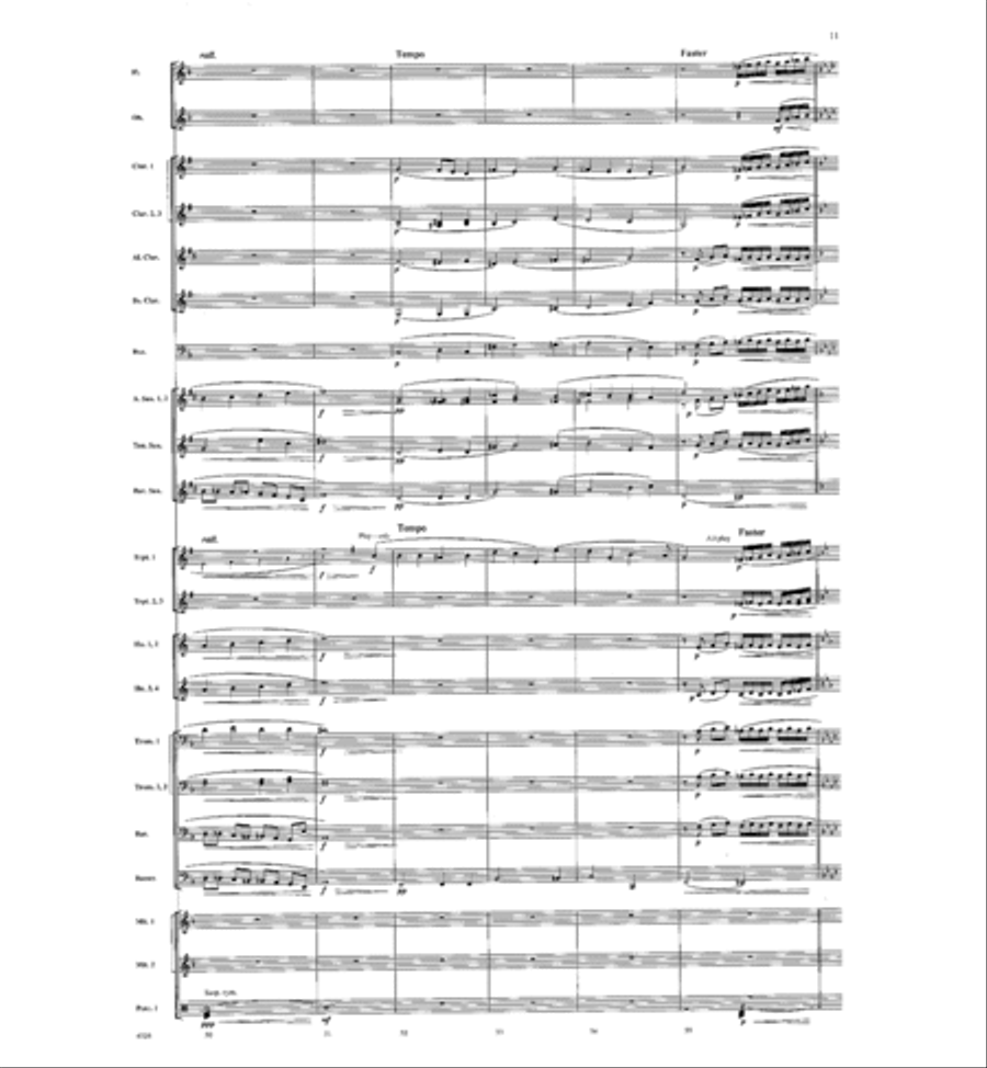 Midnight in Bethlehem Concert Band scores gallery preview page 10
