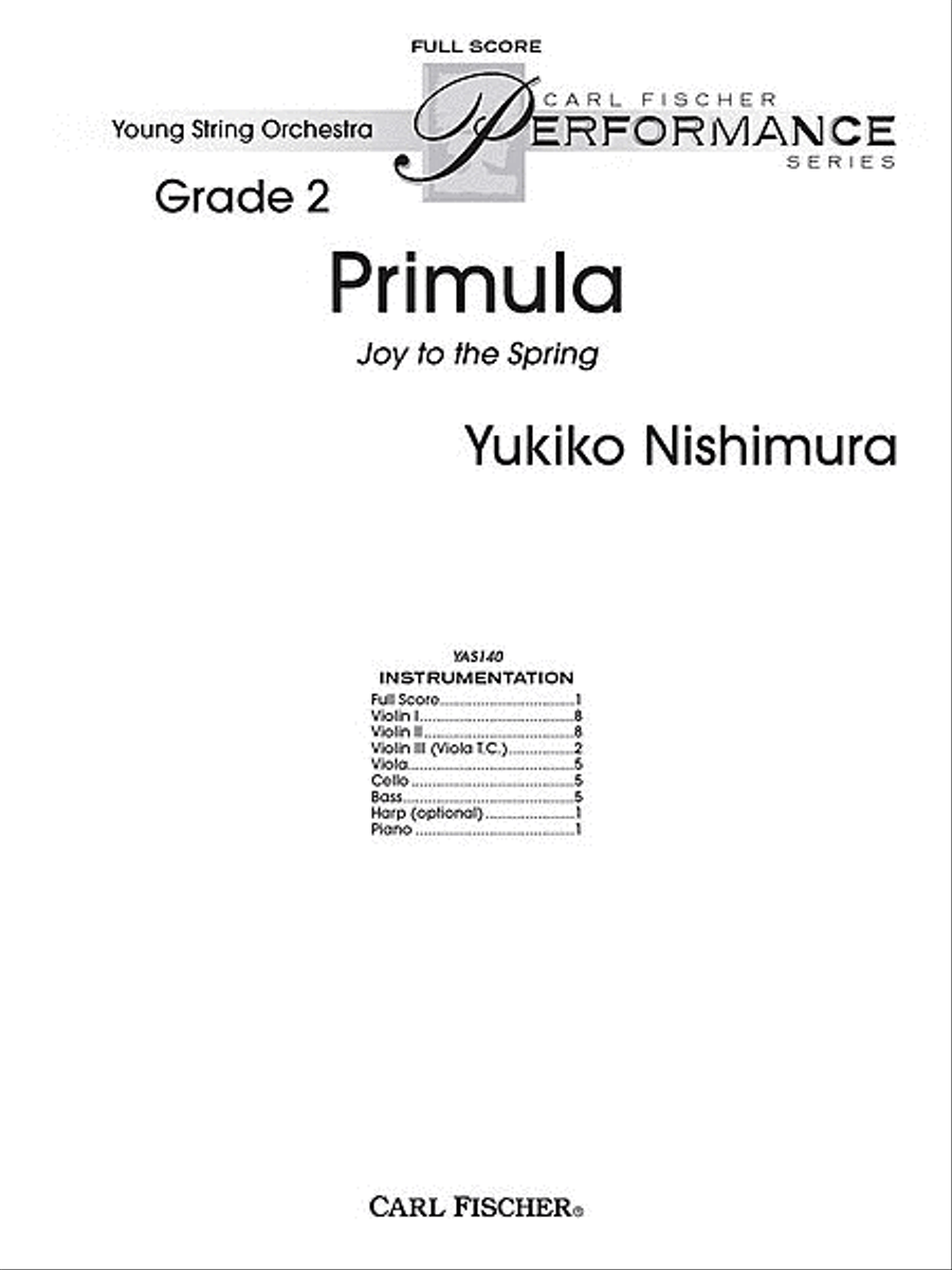 Primula String Orchestra scores gallery preview page 1