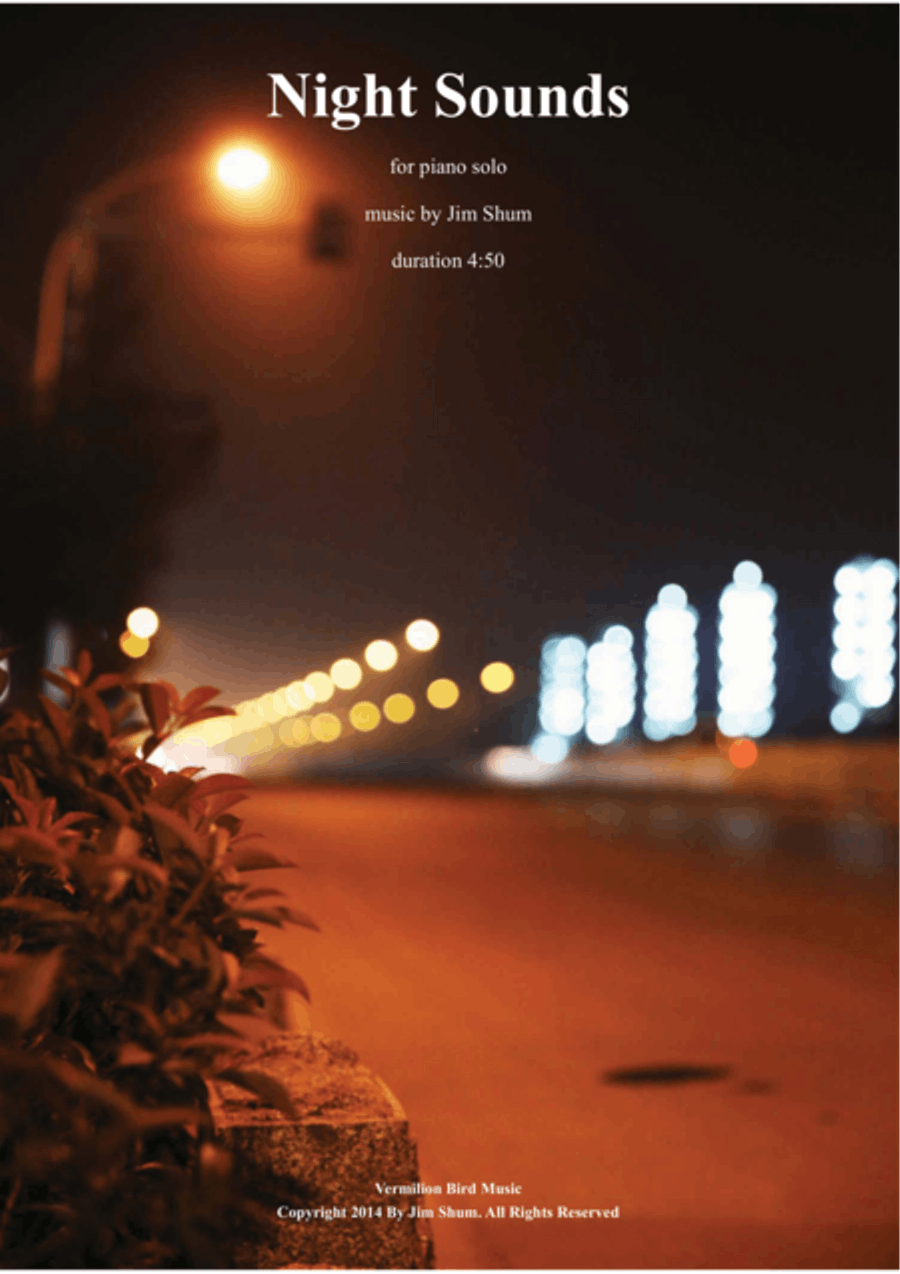 Night Sounds Piano Solo scores gallery preview page 1
