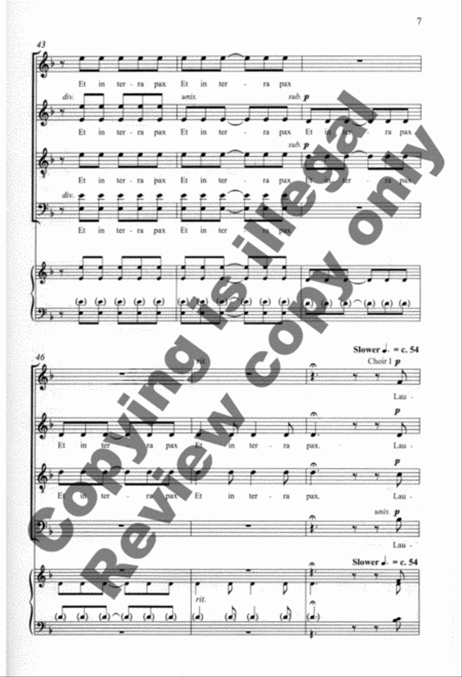 <br>Sheet music extract