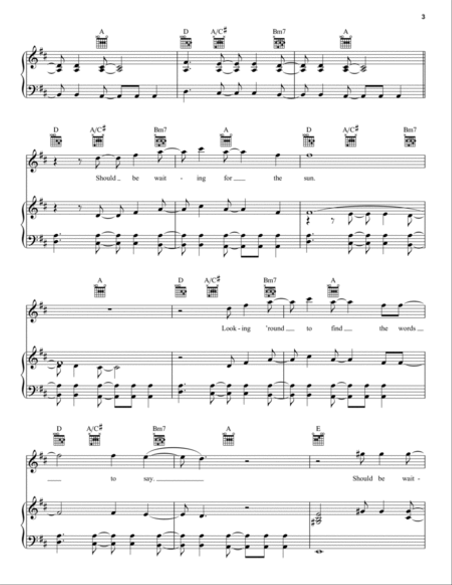 Doing All Right Doing All Right Piano, Vocal, Guitar scores gallery preview page 3