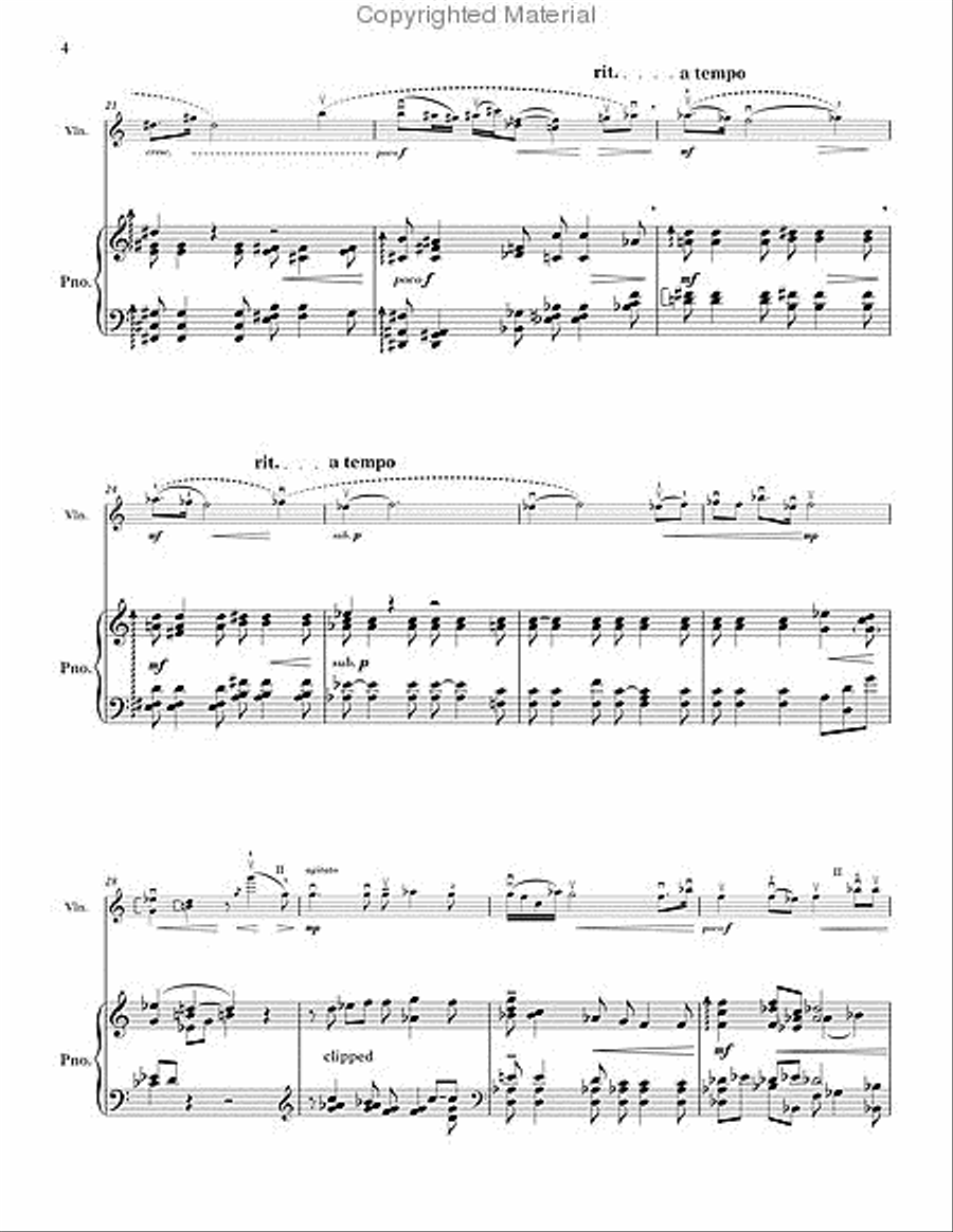 Serenade Violin Solo scores gallery preview page 4