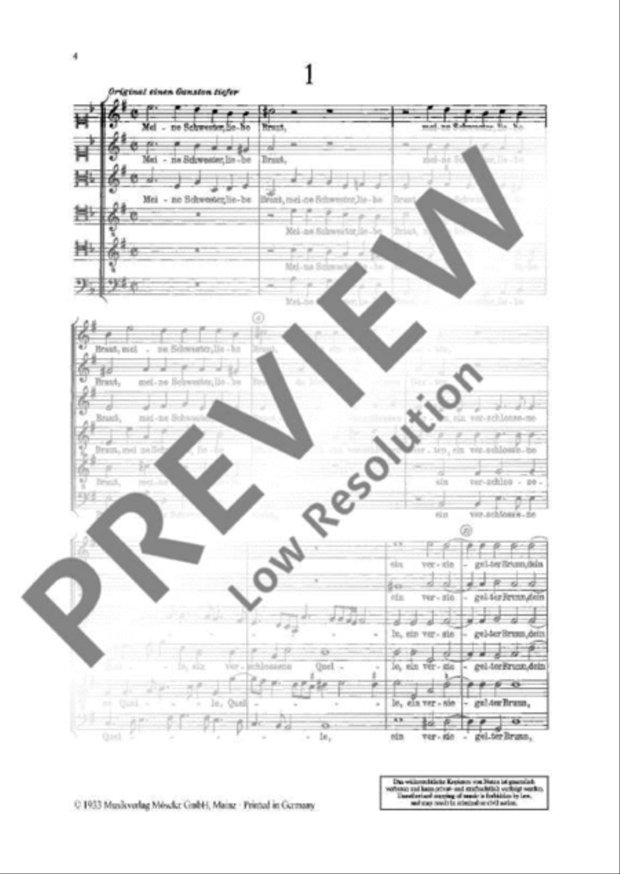 Five Song of Salomon motets Mixed Choir scores gallery preview page 5