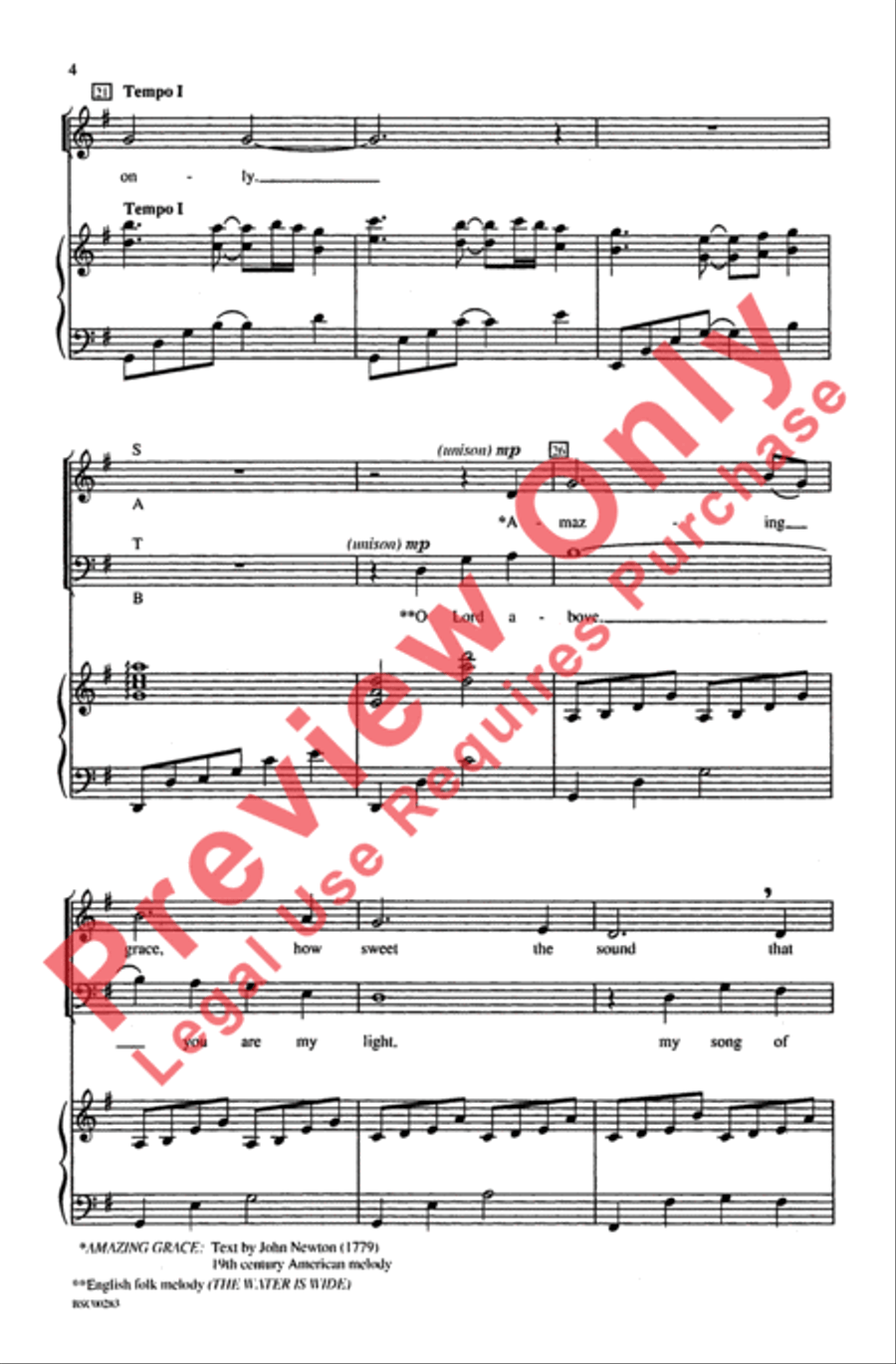 Cradle Me, Lord 4-Part scores gallery preview page 4