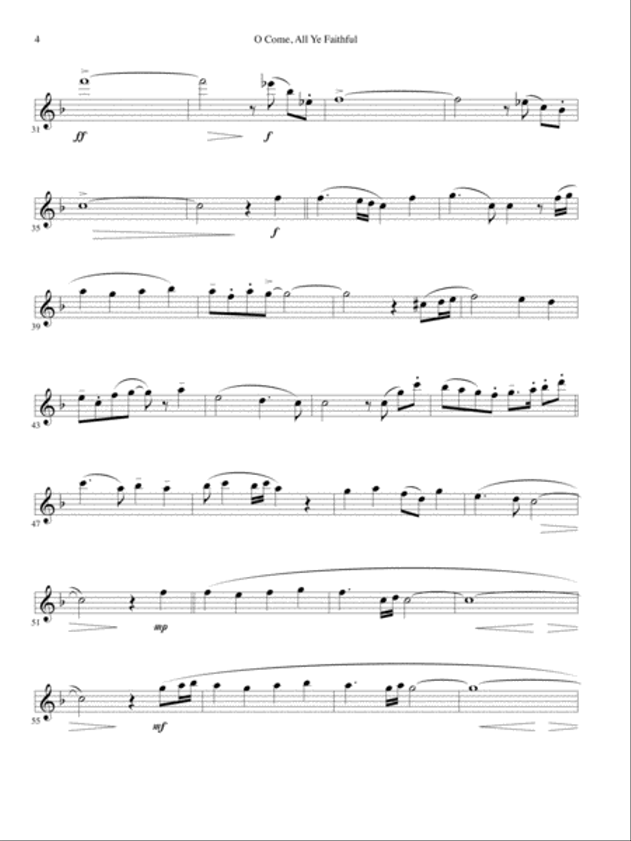 Creative Carols for Flute Flute Solo scores gallery preview page 3