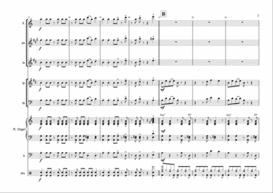 Oye Como Va Jazz Ensemble scores gallery preview page 5