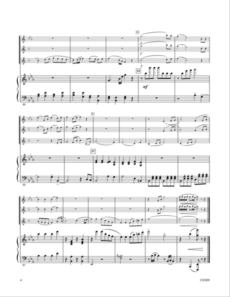 When We All Get To Heaven Woodwind Trio scores gallery preview page 4